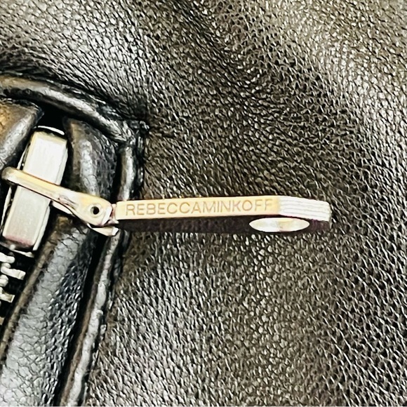 Rebecca Minkoff Perforated Lamb Skin Leather Moto Biker Jacket Size XS Pockets - Picture 11 of 11